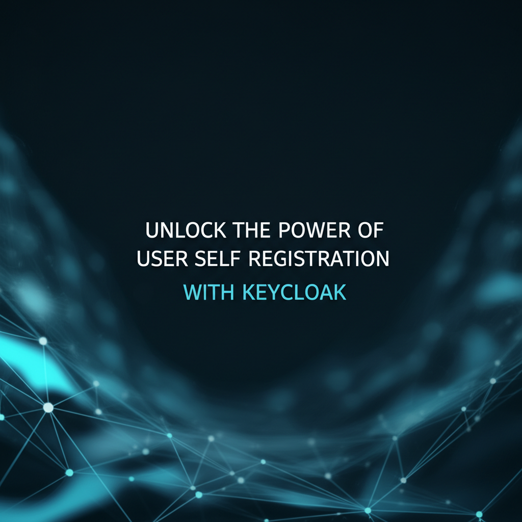 Unlock the Power of User Self Registration with Keycloak