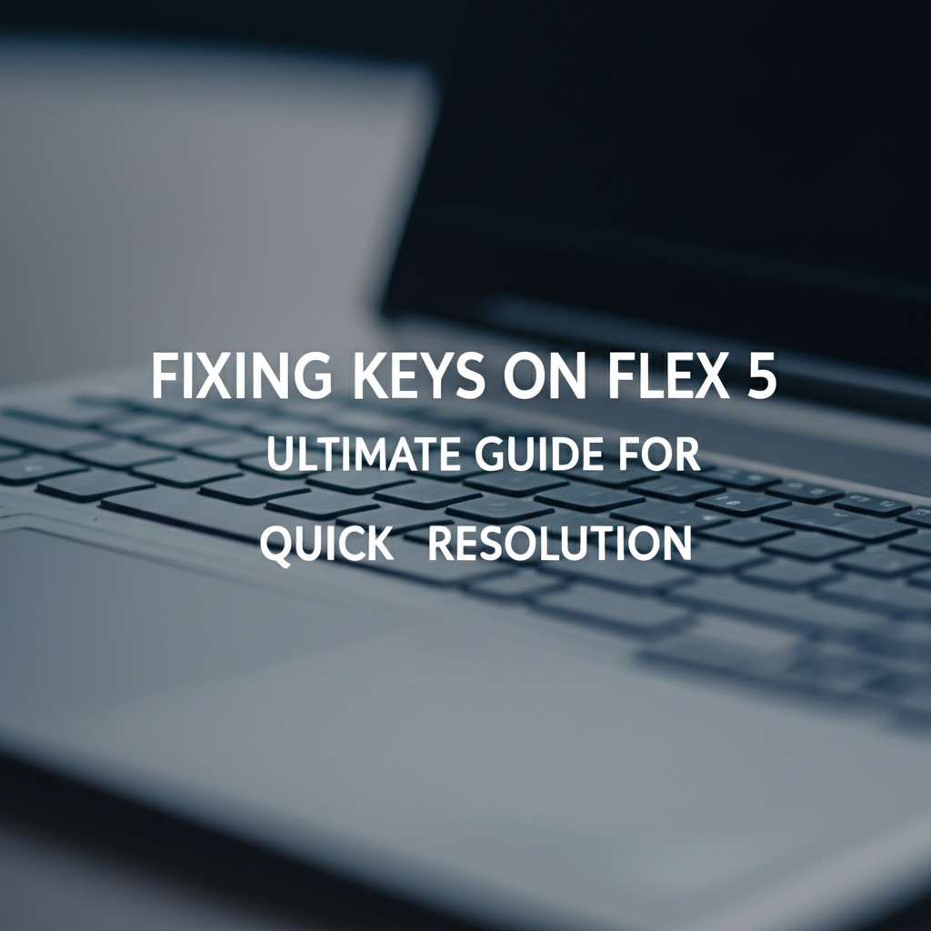 Fixing Keys on Flex 5: Ultimate Guide for Quick Resolution