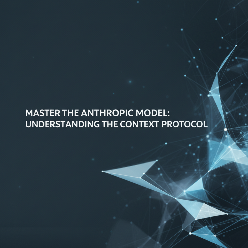 Master the Anthropic Model: Understanding the Context Protocol