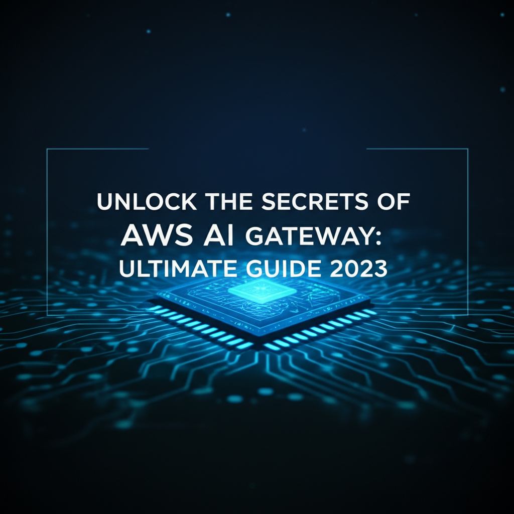 Unlock the Secrets of AWS AI Gateway: Ultimate Guide 2023