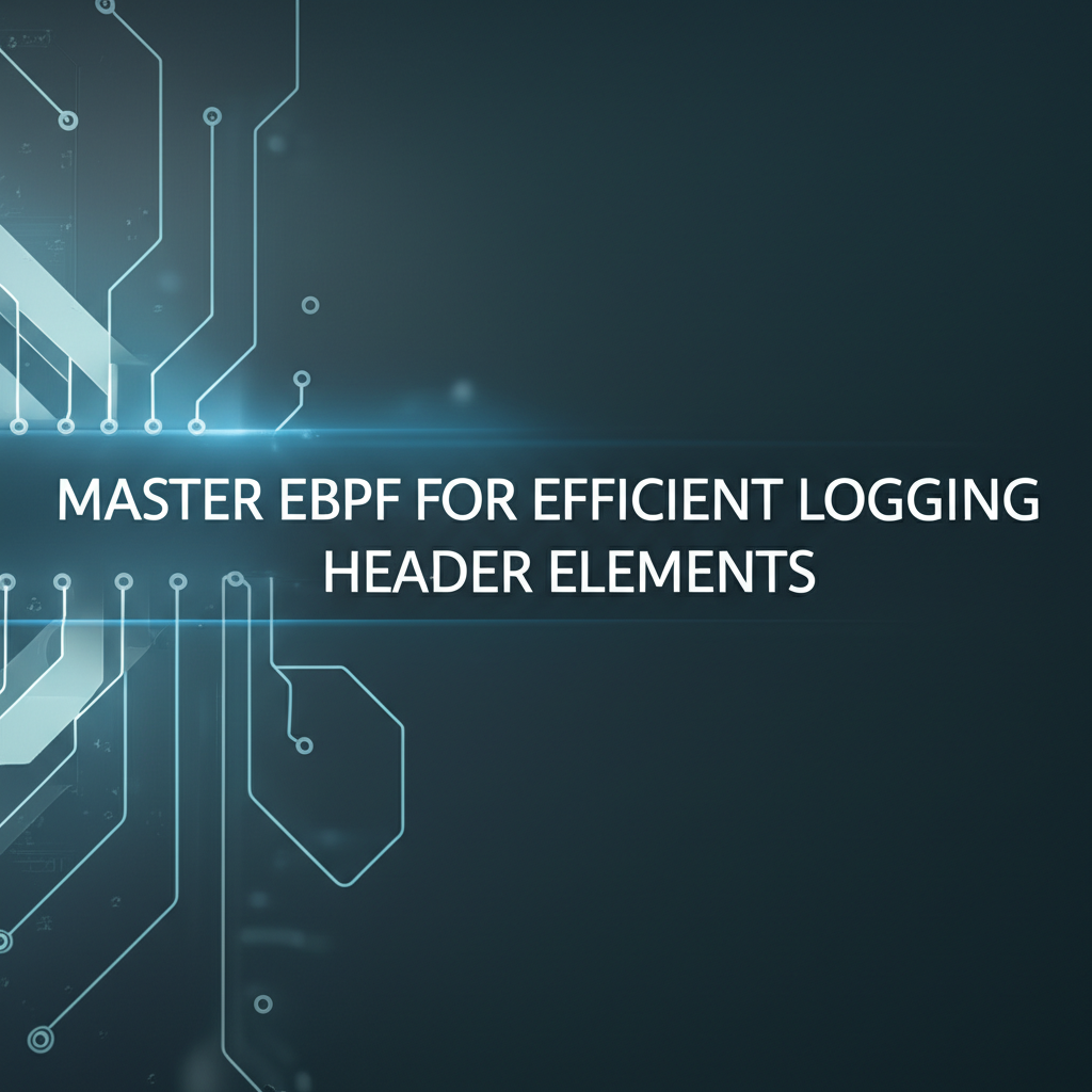 Master EBPF for Efficient Logging Header Elements