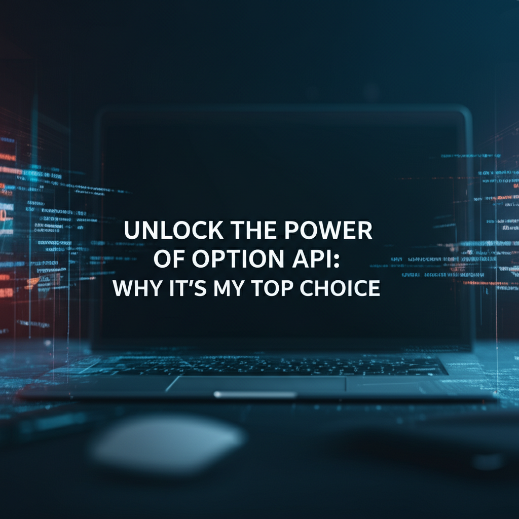 Unlock the Power of Option API: Why It's My Top Choice