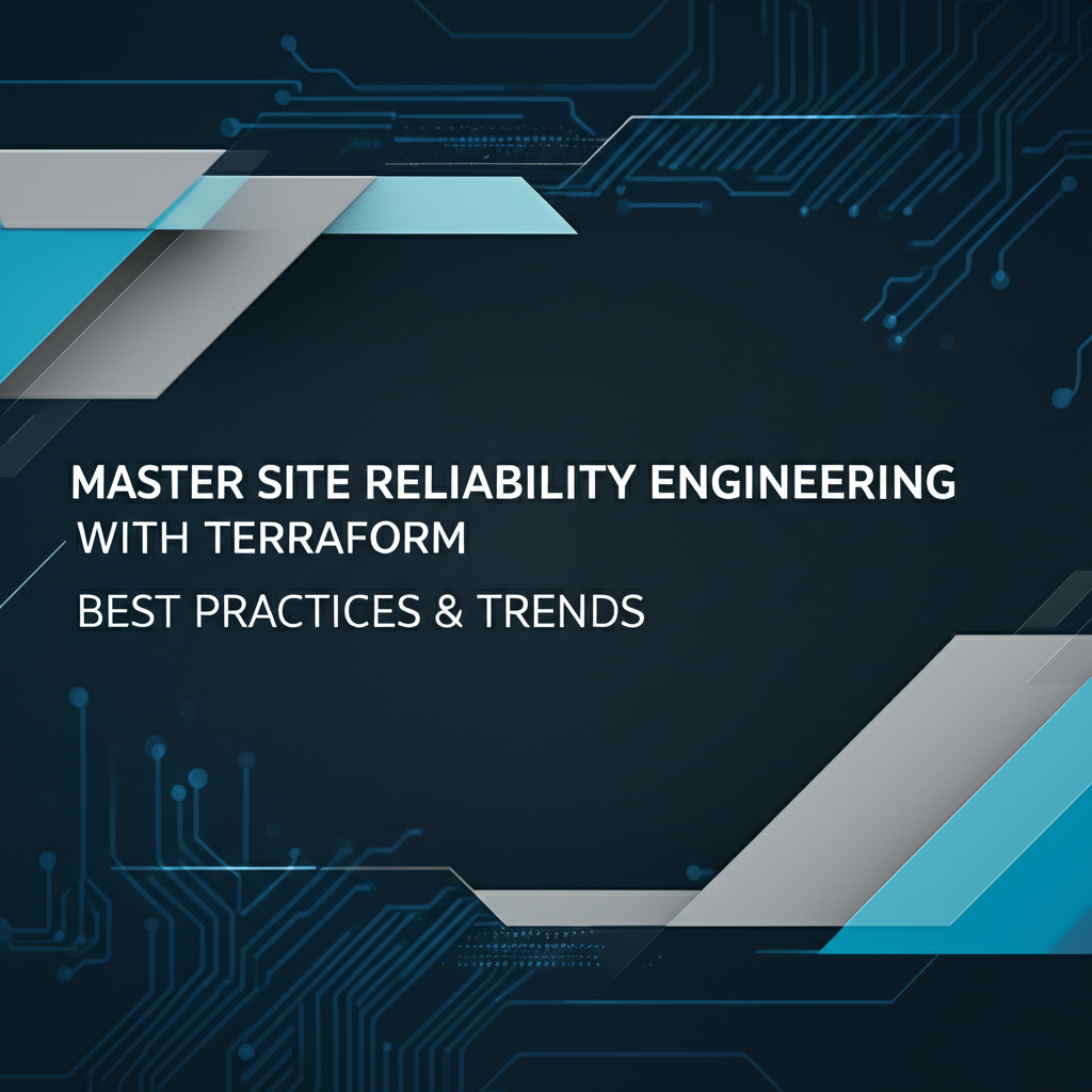 Master Site Reliability Engineering with Terraform: Best Practices & Trends
