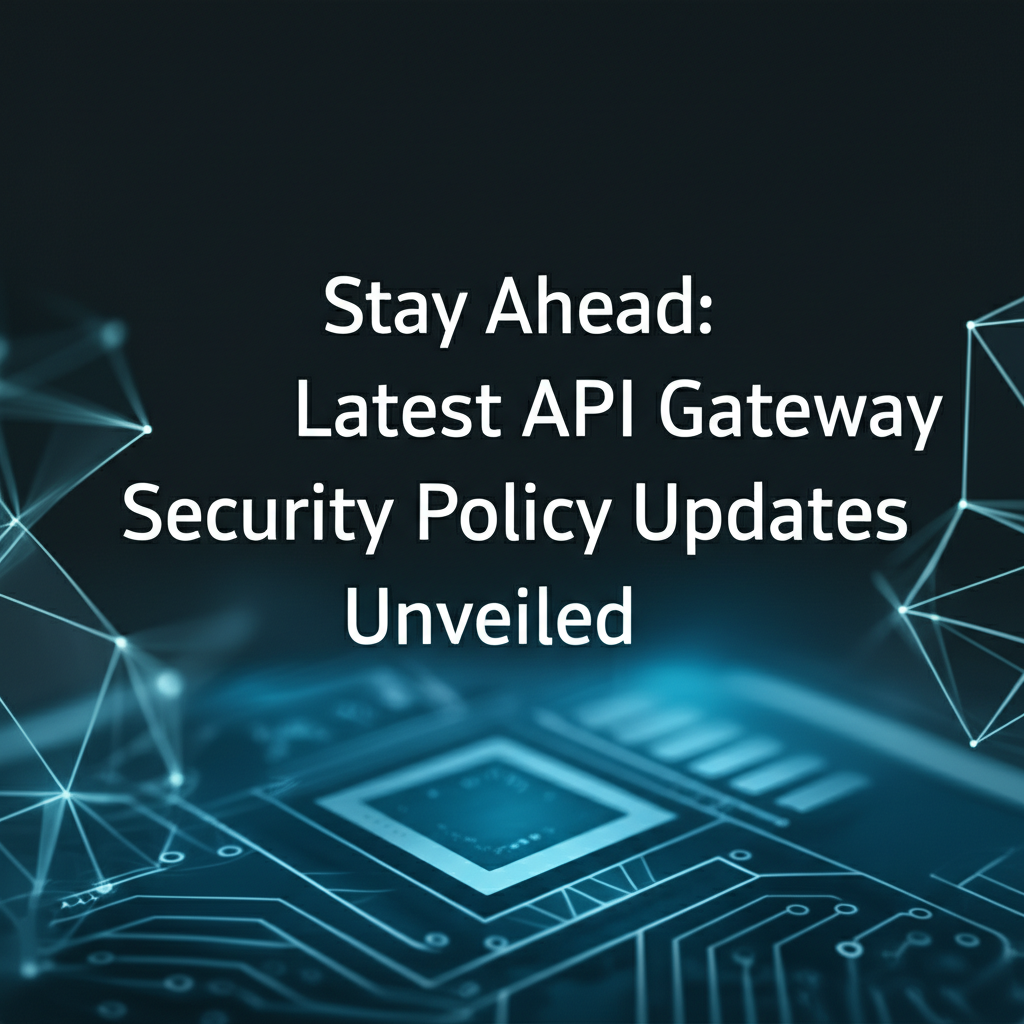 Stay Ahead: Latest API Gateway Security Policy Updates Unveiled