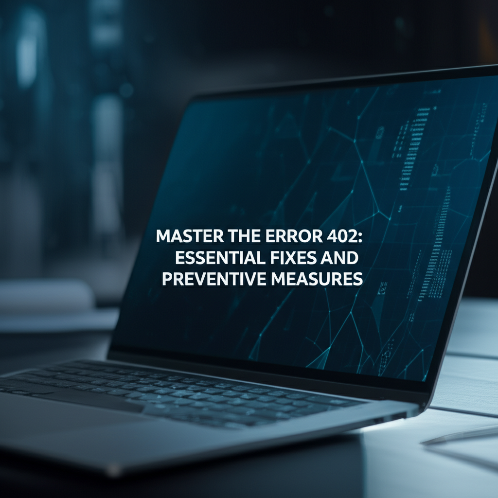 Master the Error 402: Essential Fixes and Preventive Measures