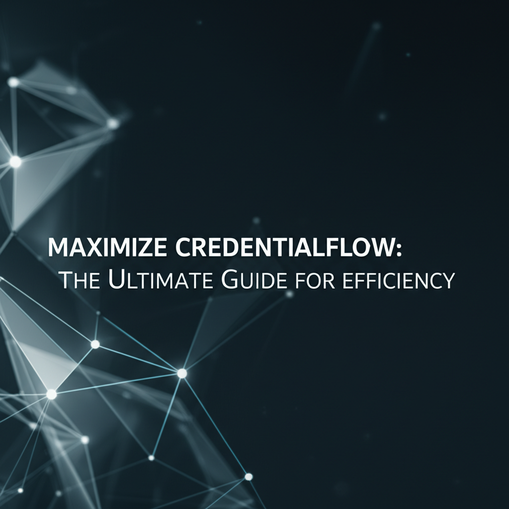 Maximize CredentialFlow: The Ultimate Guide for Efficiency