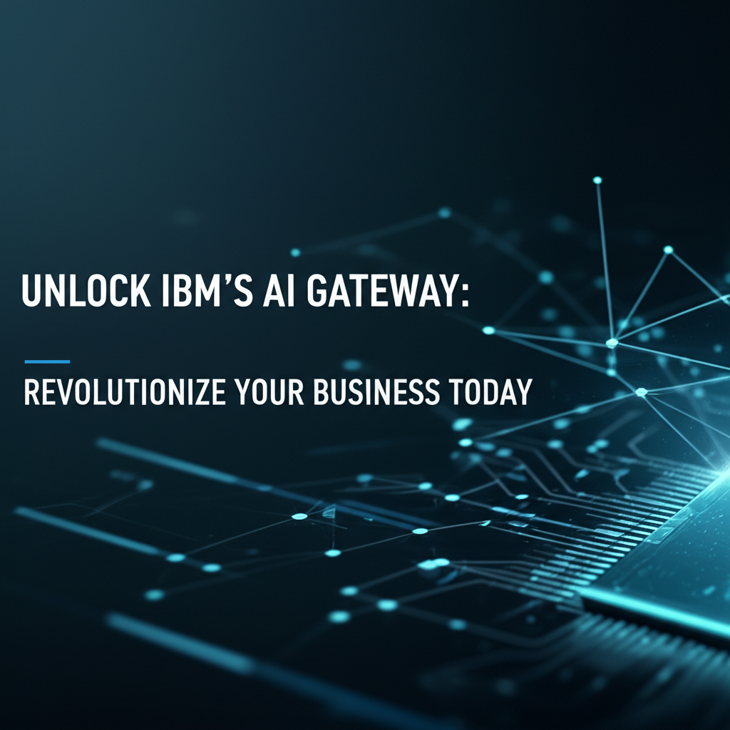 Unlock IBM's AI Gateway: Revolutionize Your Business Today