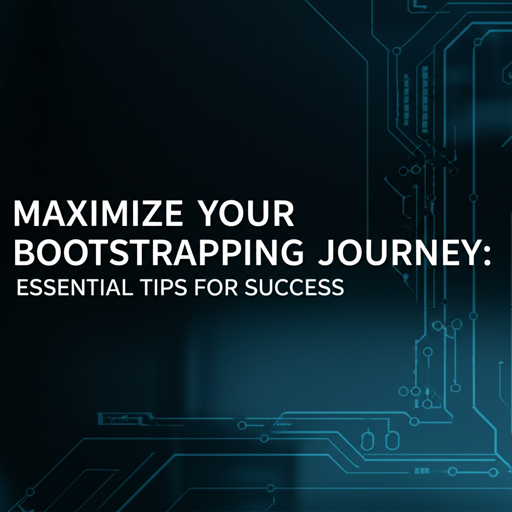 Maximize Your Bootstrapping Journey: Essential Tips for Success