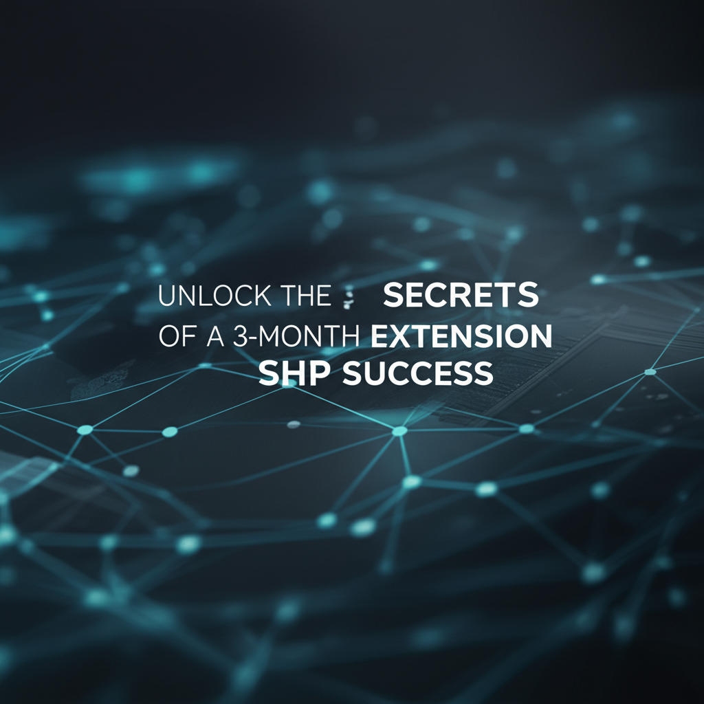 Unlock the Secrets of a 3-Month Extension SHP Success