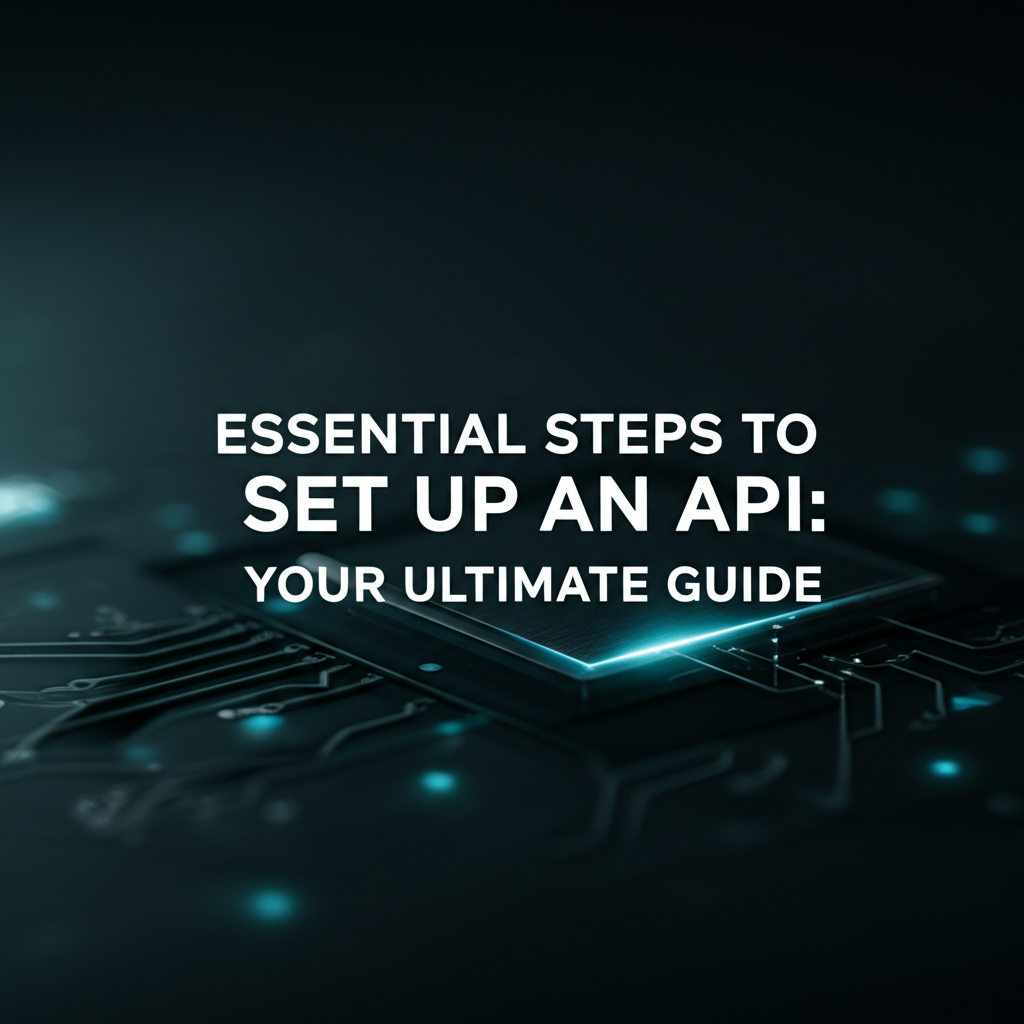 Essential Steps to Set Up an API: Your Ultimate Guide