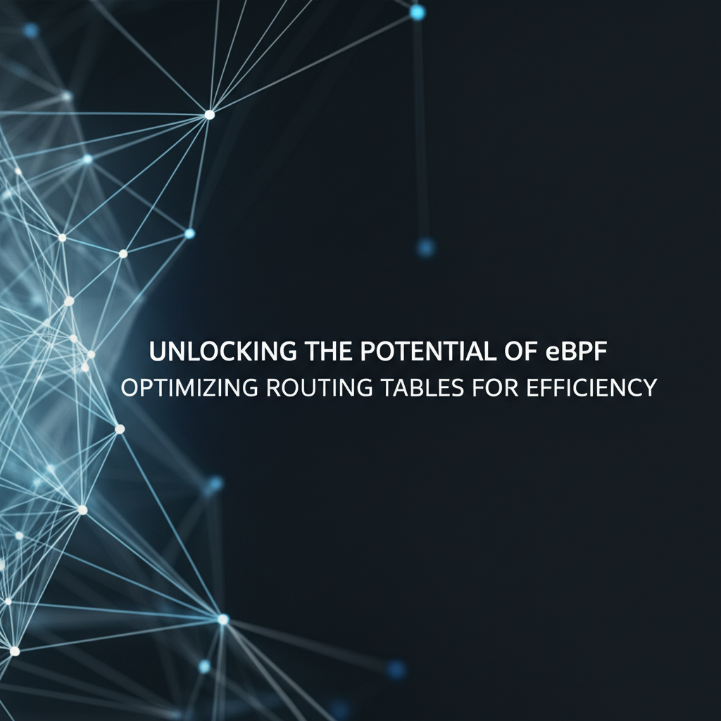 Unlocking the Potential of eBPF: Optimizing Routing Tables for Efficiency