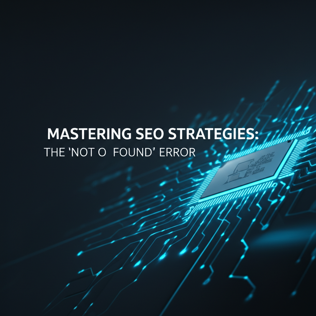 Mastering SEO Strategies: Overcoming the 'Not Found' Error