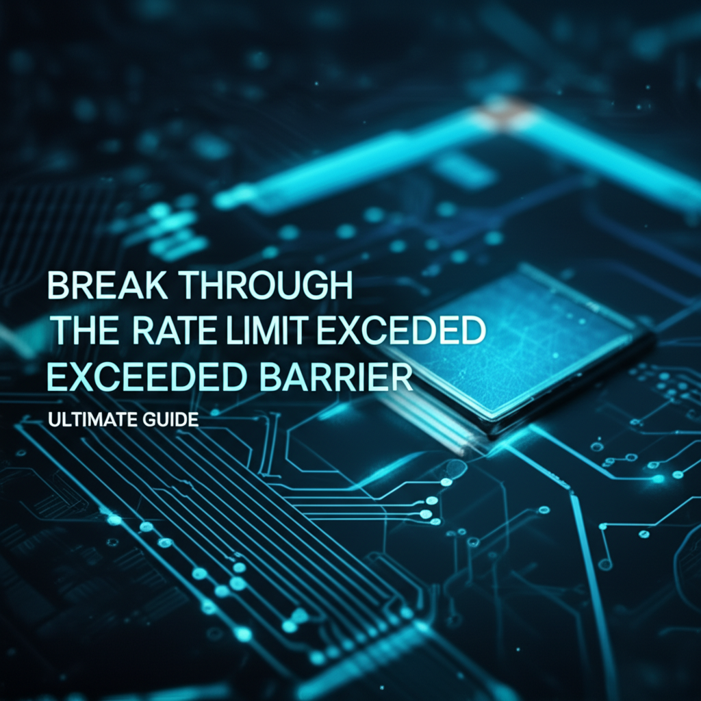 Break Through the Rate Limit Exceeded Barrier: Ultimate Guide