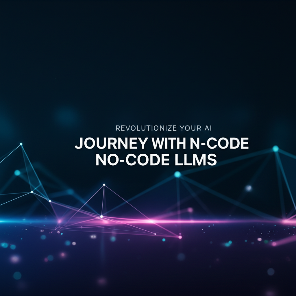 Revolutionize Your AI Journey with No-Code LLMs