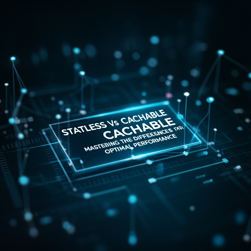 Stateless vs Cacheable: Mastering the Differences for Optimal Performance
