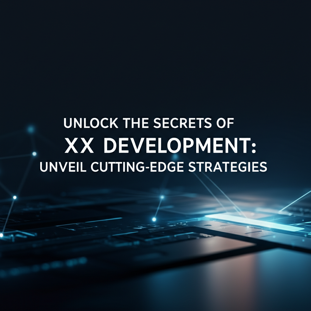 Unlock the Secrets of XX Development: Unveil Cutting-Edge Strategies
