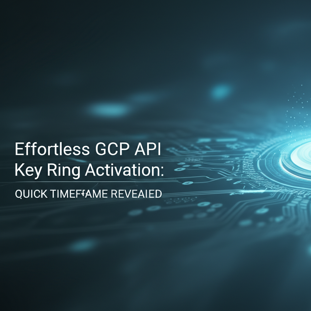 Effortless GCP API Key Ring Activation: Quick Timeframe Revealed