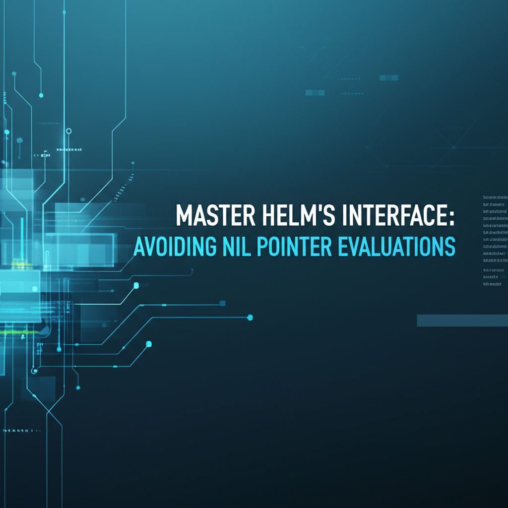 Master Helm's Interface: AvoidingNil Pointer Evaluations