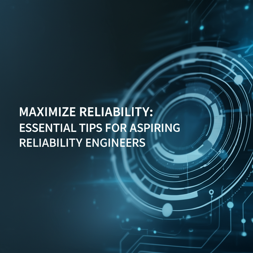 Maximize Reliability: Essential Tips for Aspiring Reliability Engineers