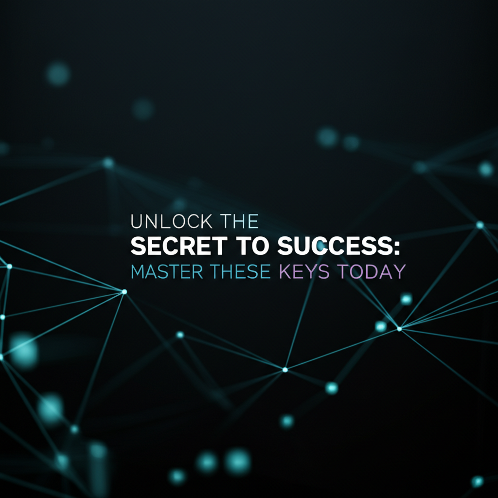 Unlock the Secret to Success: Master These Keys Today