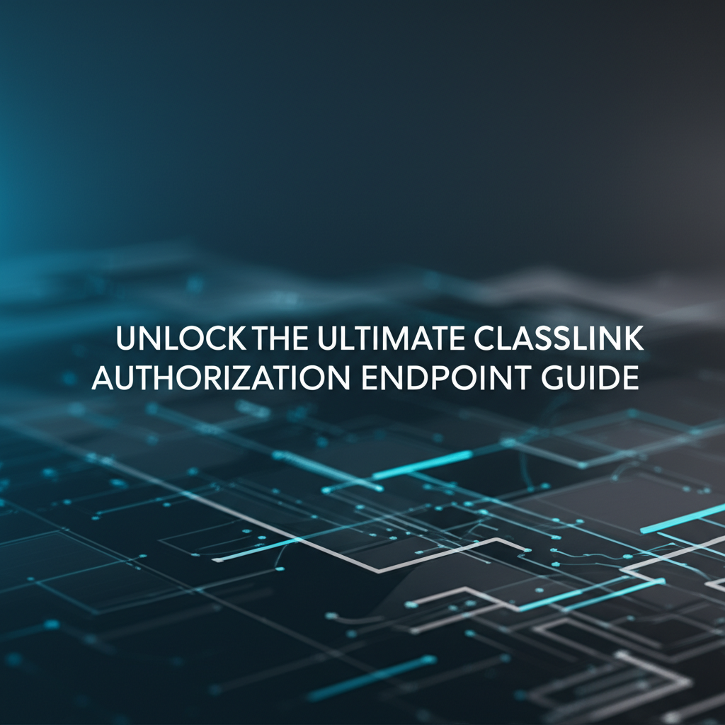 Unlock the Ultimate ClassLink Authorization Endpoint Guide