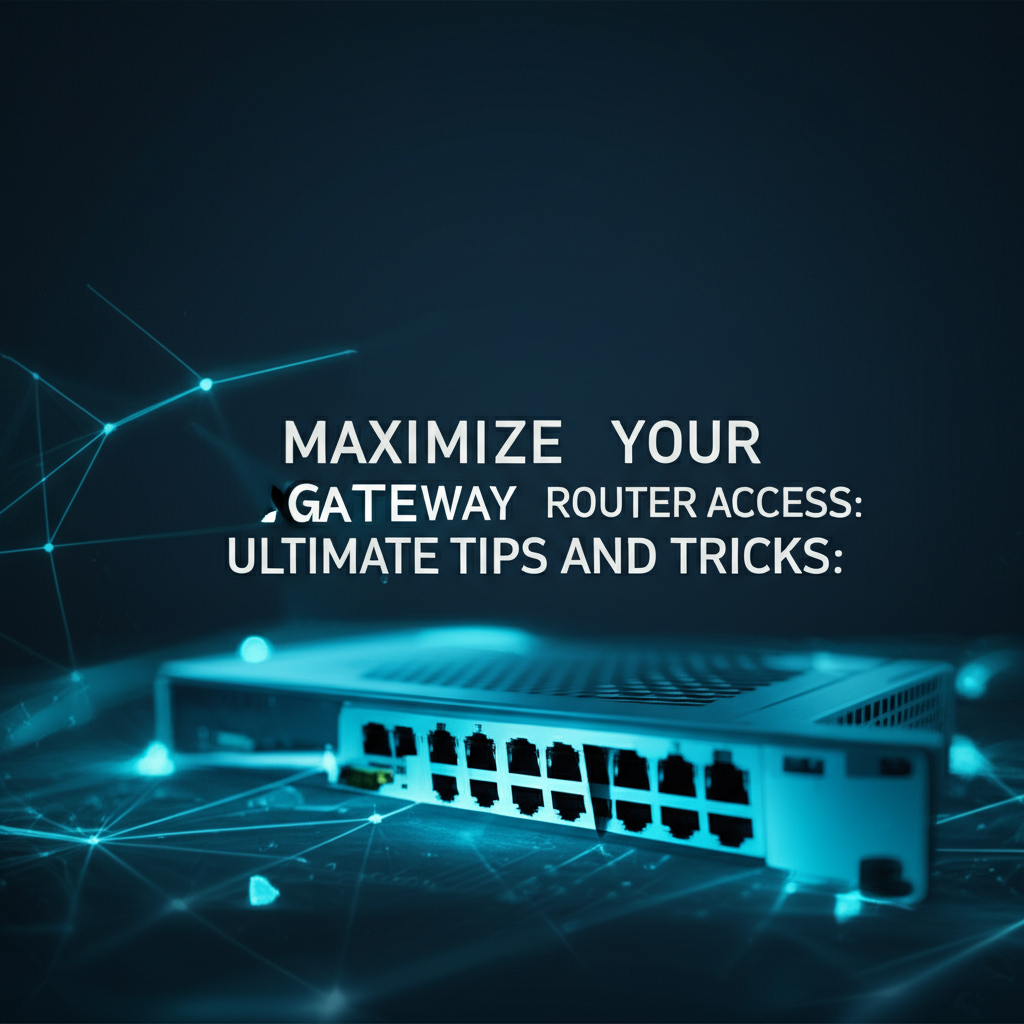 Maximize Your XGateway Router Access: Ultimate Tips and Tricks