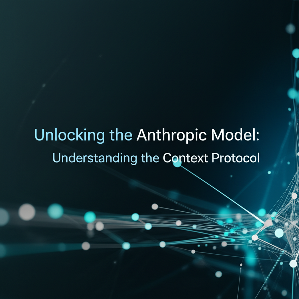 Unlocking the Anthropic Model: Understanding the Context Protocol