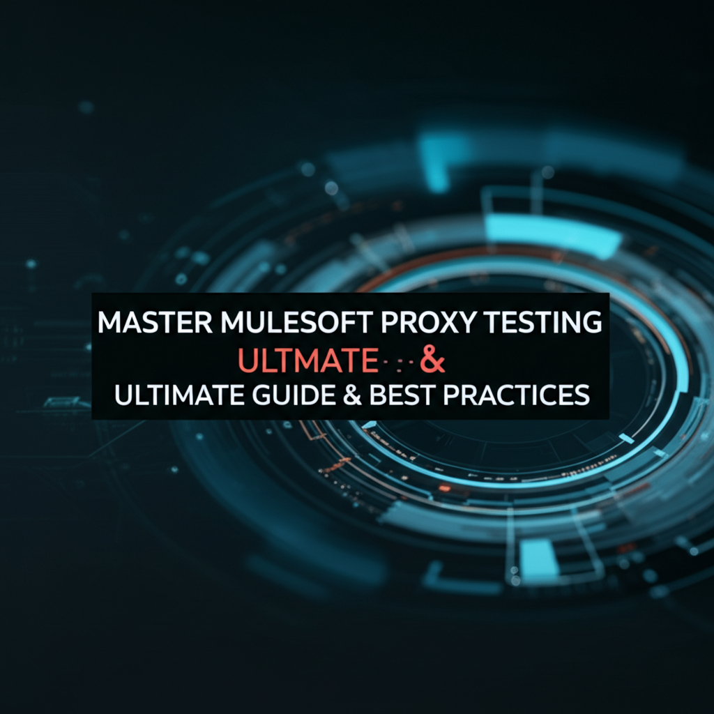 Master Mulesoft Proxy Testing: Ultimate Guide & Best Practices