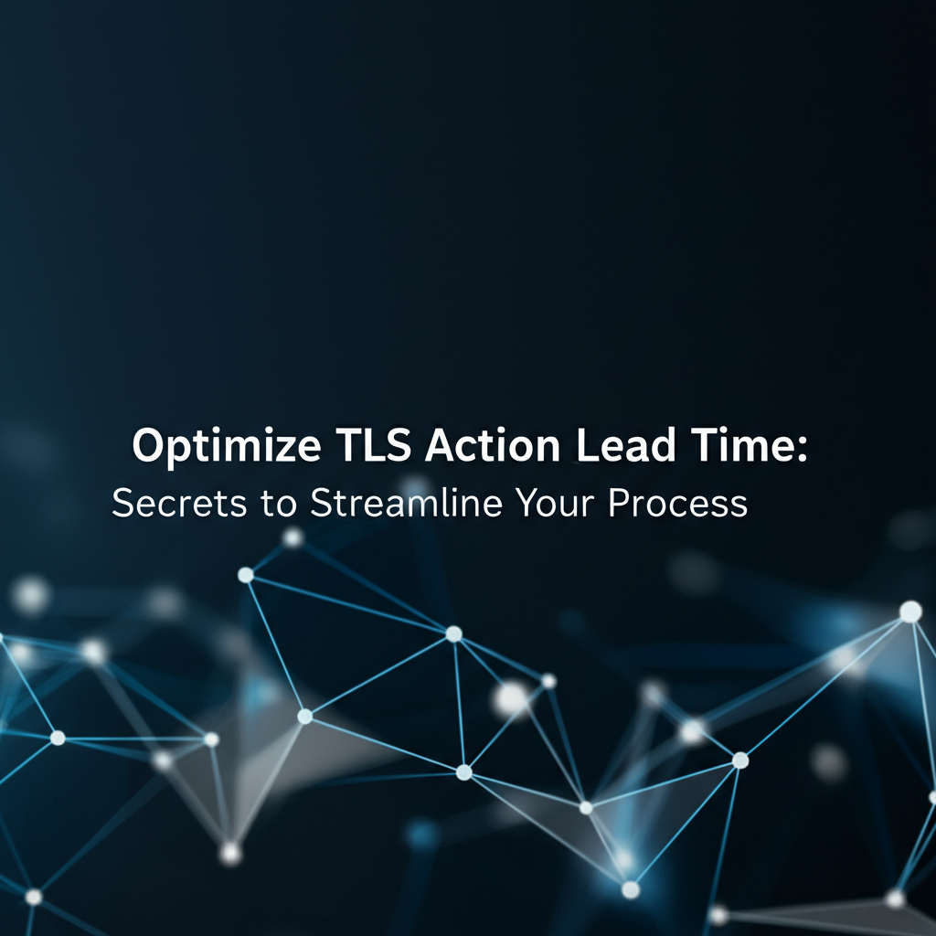 Optimize TLS Action Lead Time: Secrets to Streamline Your Process