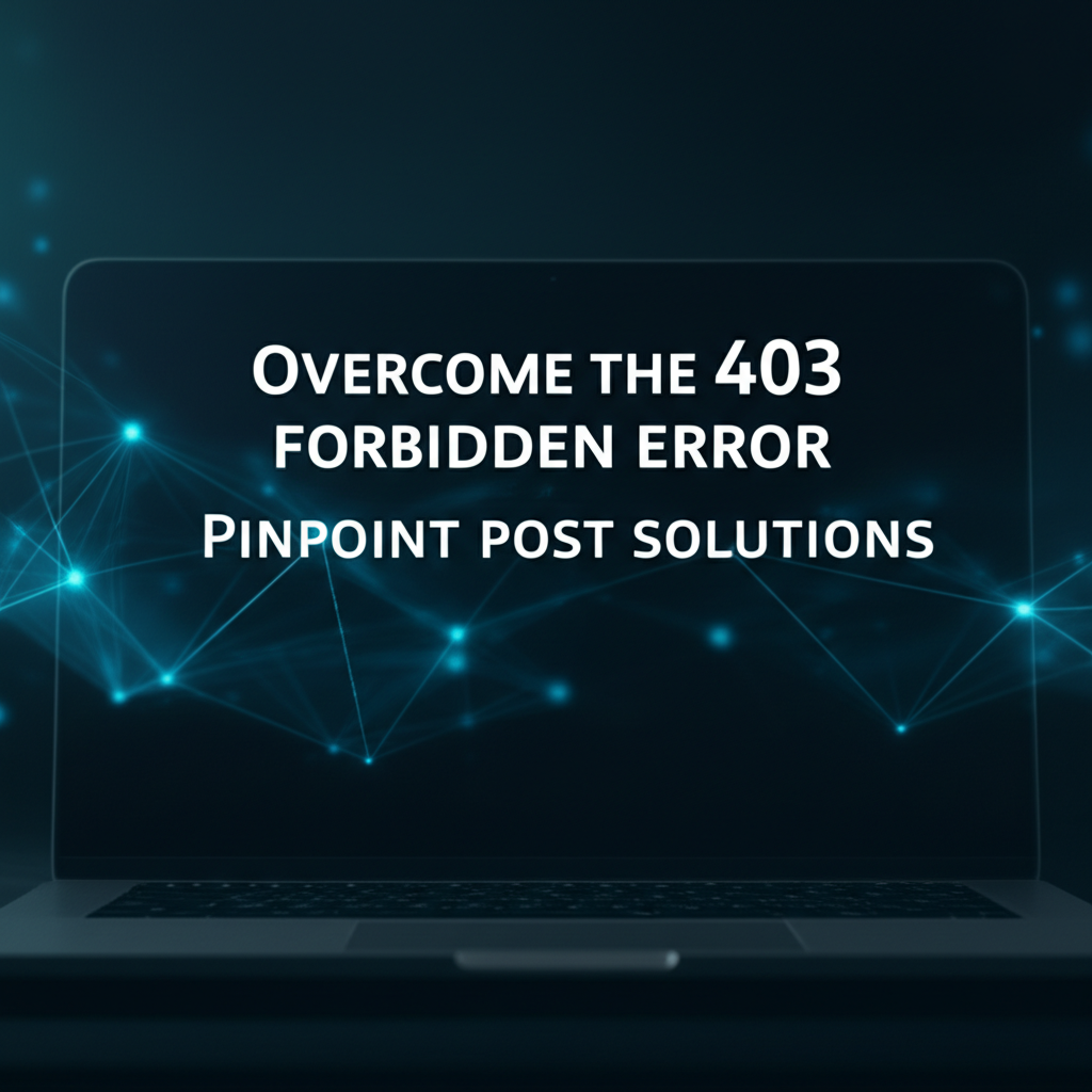 Overcome the 403 Forbidden Error: Pinpoint Post Solutions