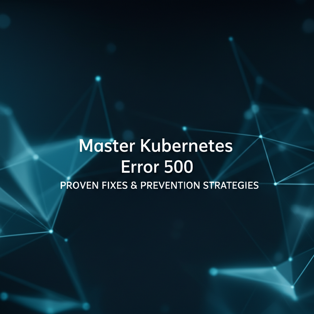 Master Kubernetes Error 500: Proven Fixes & Prevention Strategies