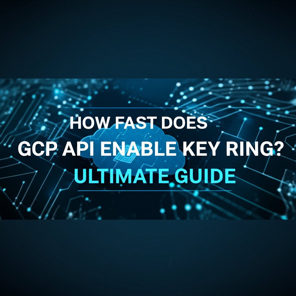 How Fast Does GCP API Enable Key Ring? Ultimate Guide