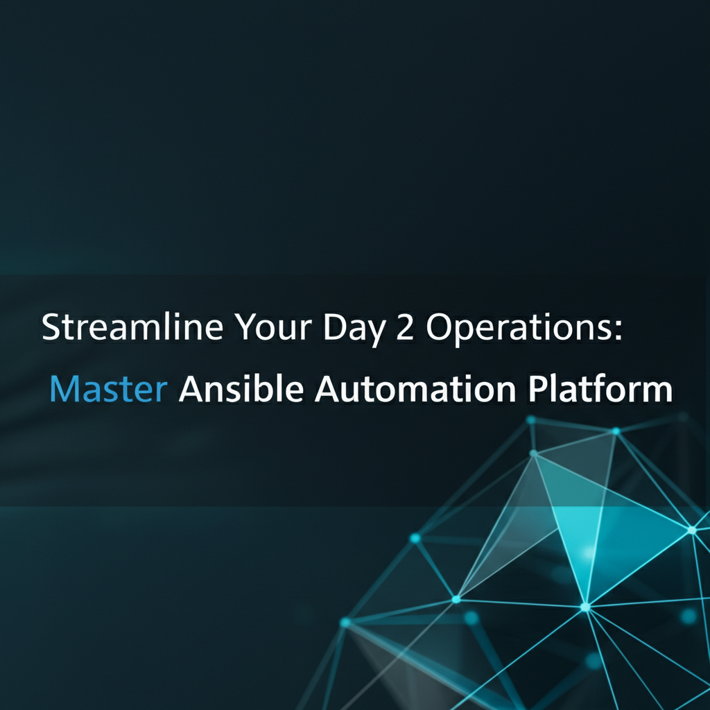 Streamline Your Day 2 Operations: Master Ansible Automation Platform