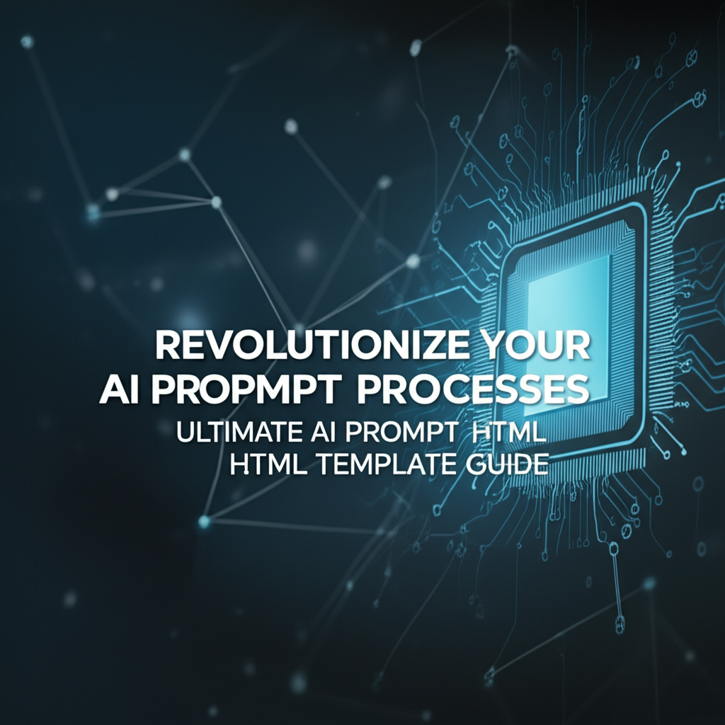 Revolutionize Your AI Projects: Ultimate AI Prompt HTML Template Guide