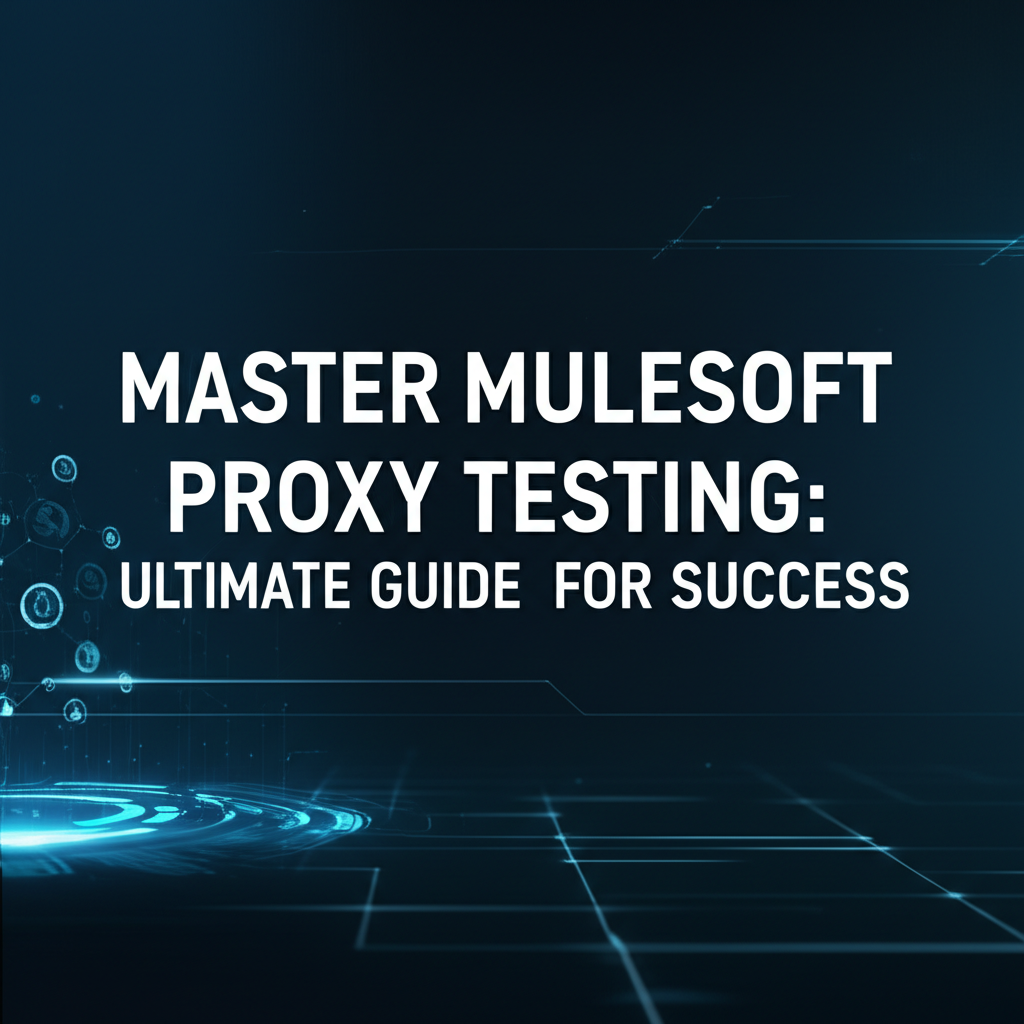 Master Mulesoft Proxy Testing: Ultimate Guide for Success
