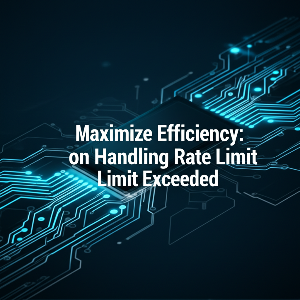 Maximize Efficiency: Breakthroughs on Handling Rate Limit Exceeded