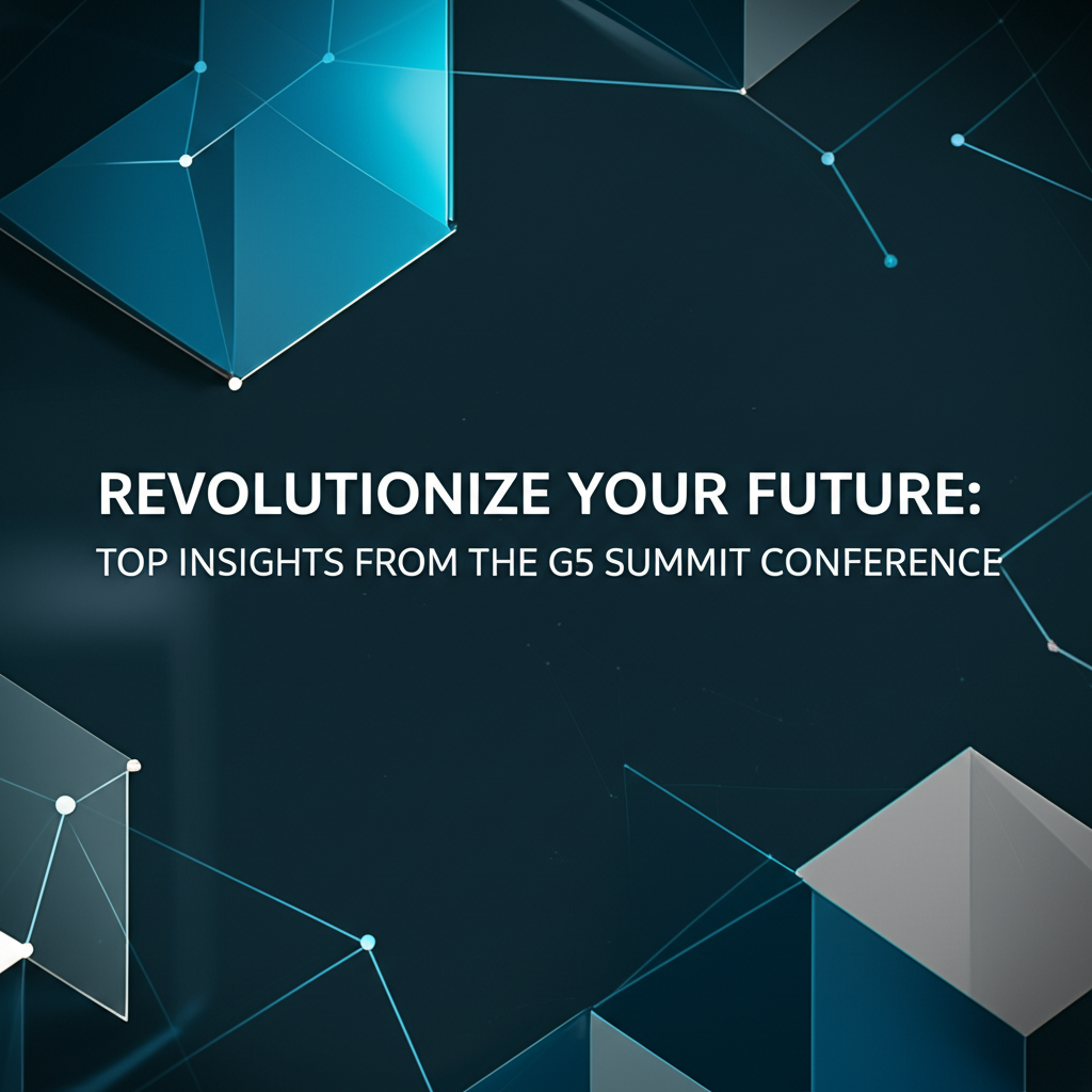 Revolutionize Your Future: Top Insights from the G5 Summit Conference