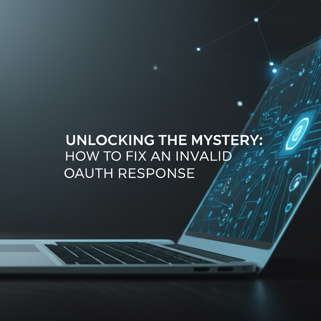 Unlocking the Mystery: How to Fix an Invalid OAuth Response