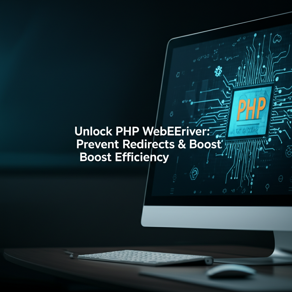 Unlock PHP WebDriver: Prevent Redirects & Boost Efficiency