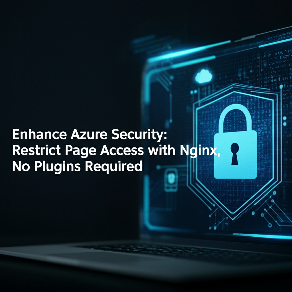Enhance Azure Security: Restrict Page Access with Nginx, No Plugins Required