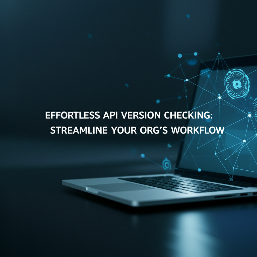 Effortless API Version Checking: Streamline Your Org's Workflow