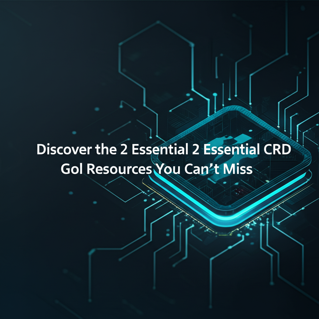 Discover the 2 Essential CRD Gol Resources You Can't Miss