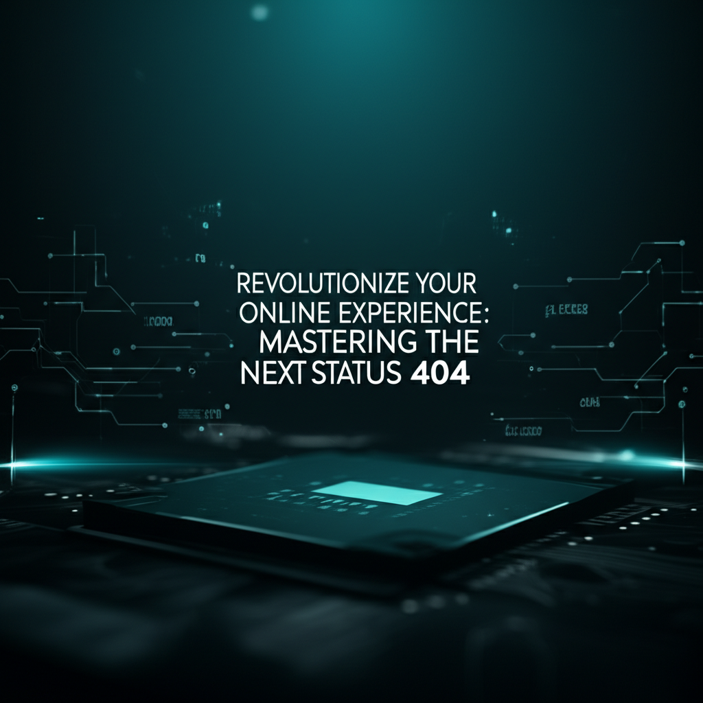 Revolutionize Your Online Experience: Mastering the Next Status 404