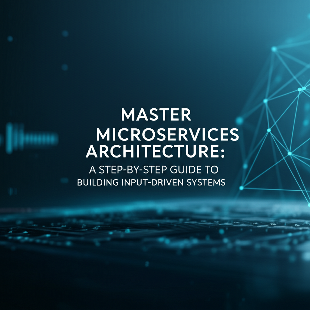 Master Microservices Architecture: A Step-by-Step Guide to Building Input-Driven Systems