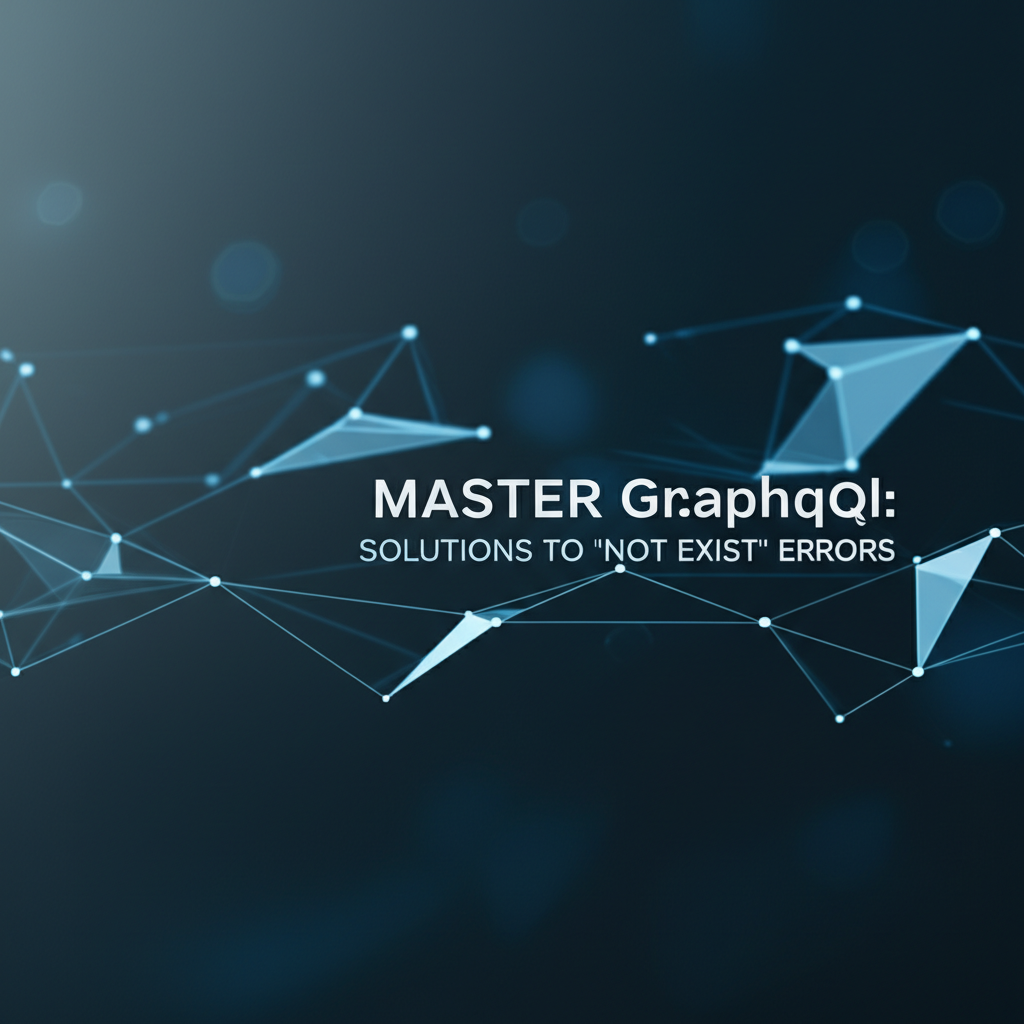 Master GraphQL: Solutions to 'Not Exist' Errors