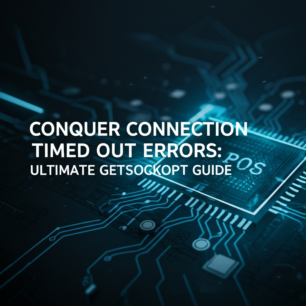 Conquer Connection Timed Out Errors: Ultimate Getsockopt Guide