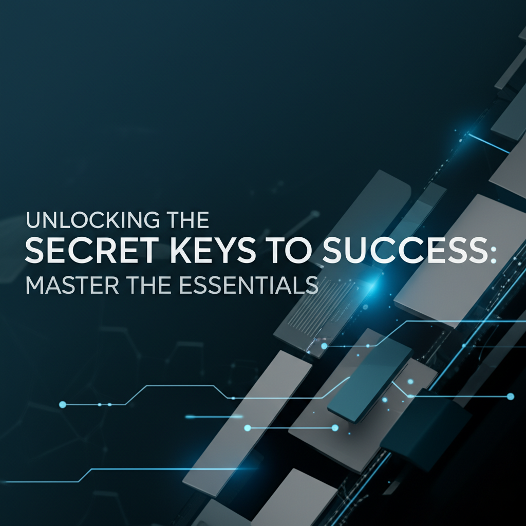 Unlocking the Secret Keys to Success: Master the Essentials