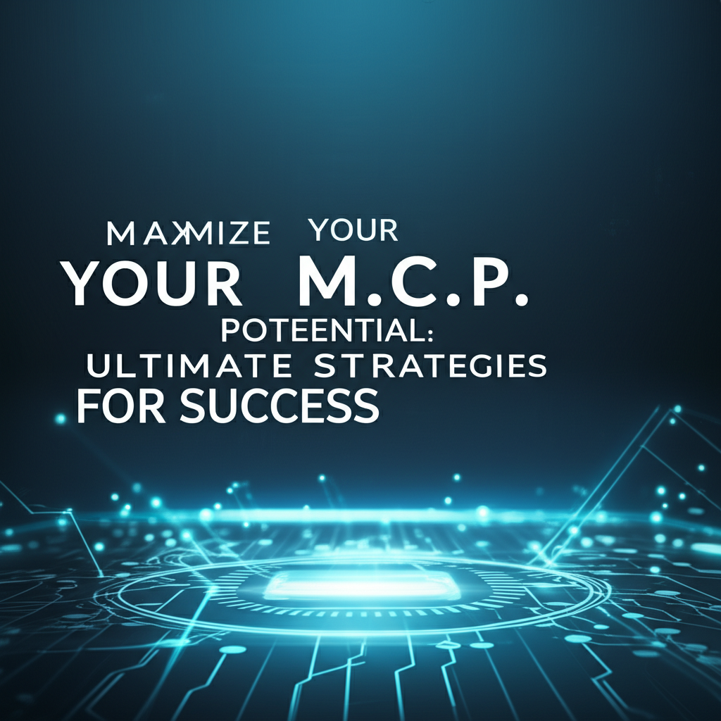 Maximize Your M.C.P. Potential: Ultimate Strategies for Success