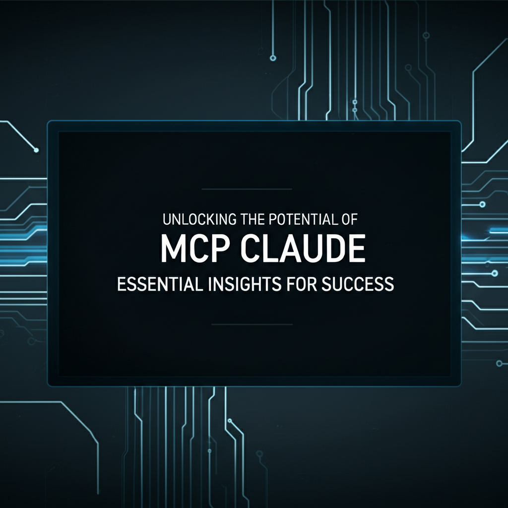 Unlocking the Potential of MCP Claude: Essential Insights for Success