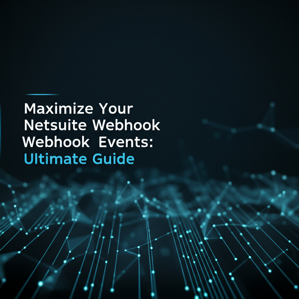 Maximize Your Netsuite Webhook Events: Ultimate Guide